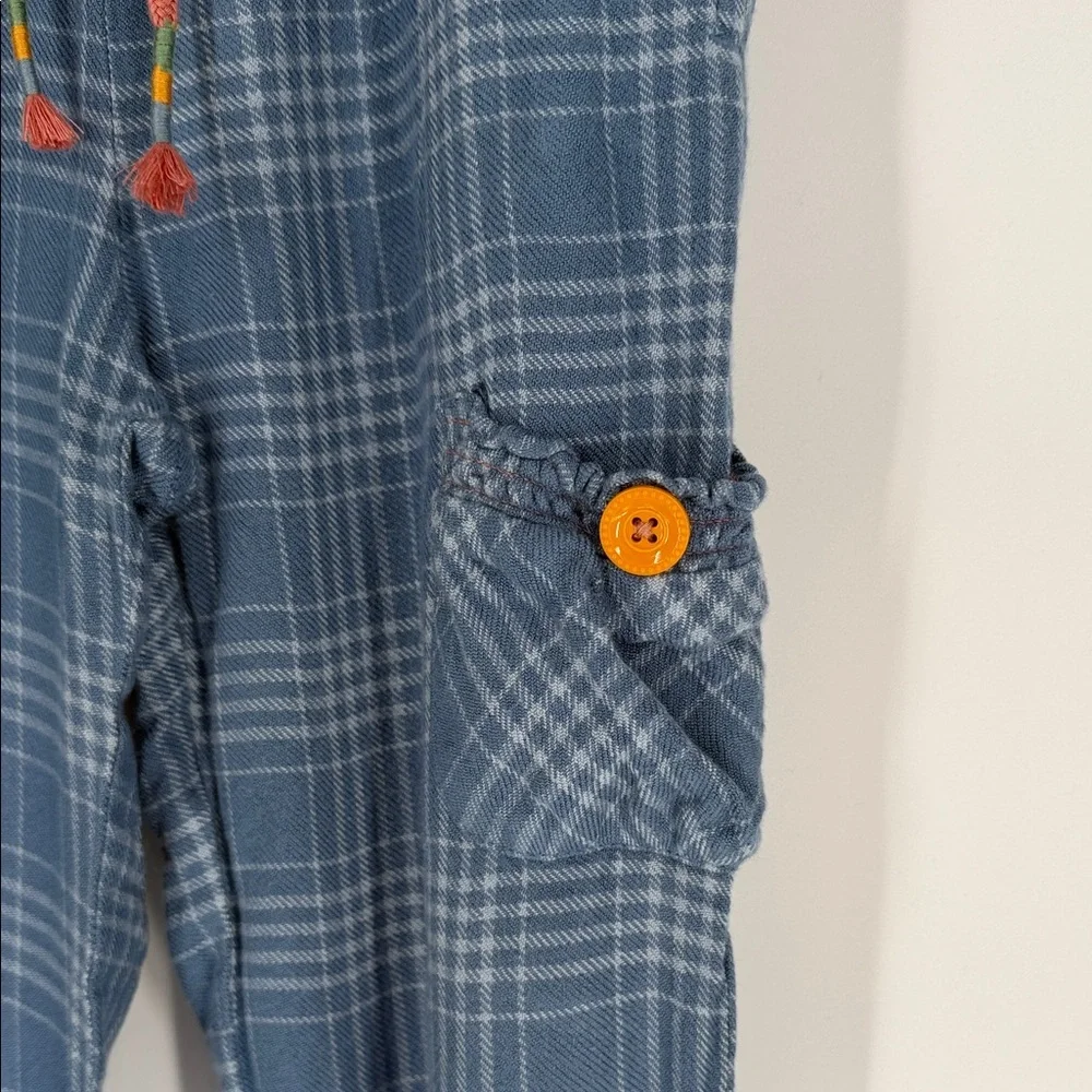 Matilda Jane Heart to Heart Between the Lines Blue Plaid Jogger - 6